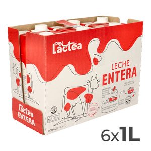 Cartón Leche Entera La Lechera 1 Lt. 
