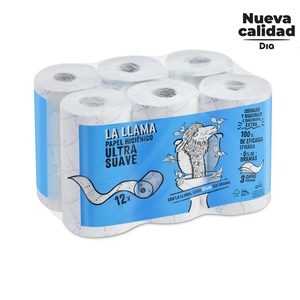 DIA LA LLAMA papel higiénico suave 3 capas paquete 12 uds – LA EXCLUSIVA