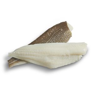 Filete de bacalao con piel, limpio y sin espinas unidad (peso aprox. 500 gr)