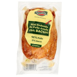 LA CARLOTEÑA redondo de pollo asado relleno de bacon envase 250 gr