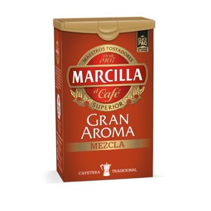 MARCILLA cafe molido mezcla gran aroma paquete 250 gr