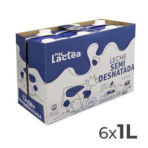 DIA LACTEA leche semidesnatada envase 1 lt PACK 6