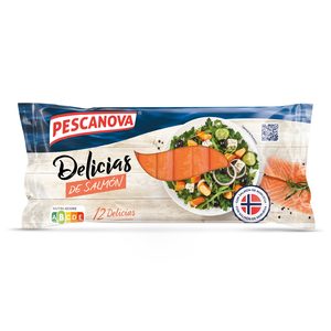 PESCANOVA delicias de salmón paquete 200 gr