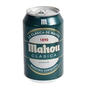 MAHOU cerveza clásica lata 33 cl