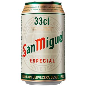 SAN MIGUEL cerveza lata 33 cl