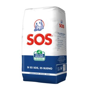 SOS arroz redondo paquete 1 Kg