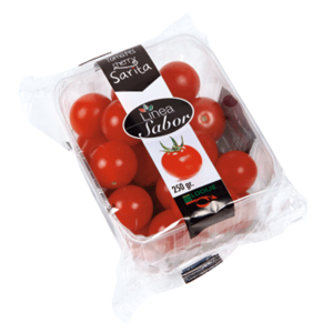 Tomate cherry redondo línea sabor bandeja 250 gr
